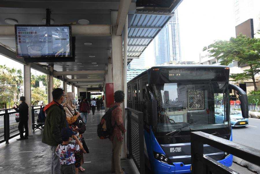 Sembilan Halte TransJakarta Ditutup Sementara 