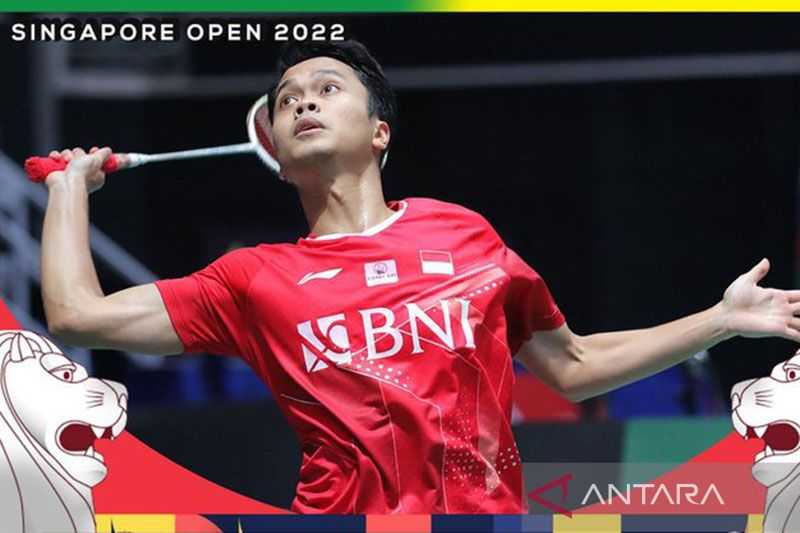 Semoga Juara, Ginting Pelajari Naraoka Jelang Pertemuan Perdana di Final Singapura