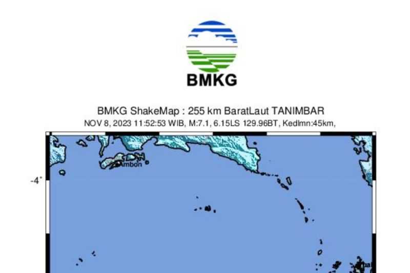 Semoga Tidak Ada Korban, BPBD Kepulauan Tanimbar Pantau Dampak Gempa Magnitudo 7,2