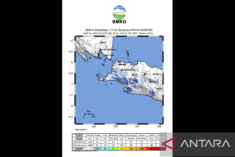 Semoga Tidak Ada Korban Jiwa, Gempa M 5,0 di Lebak Banten Jumat Akibat Aktivitas Subduksi Lempeng