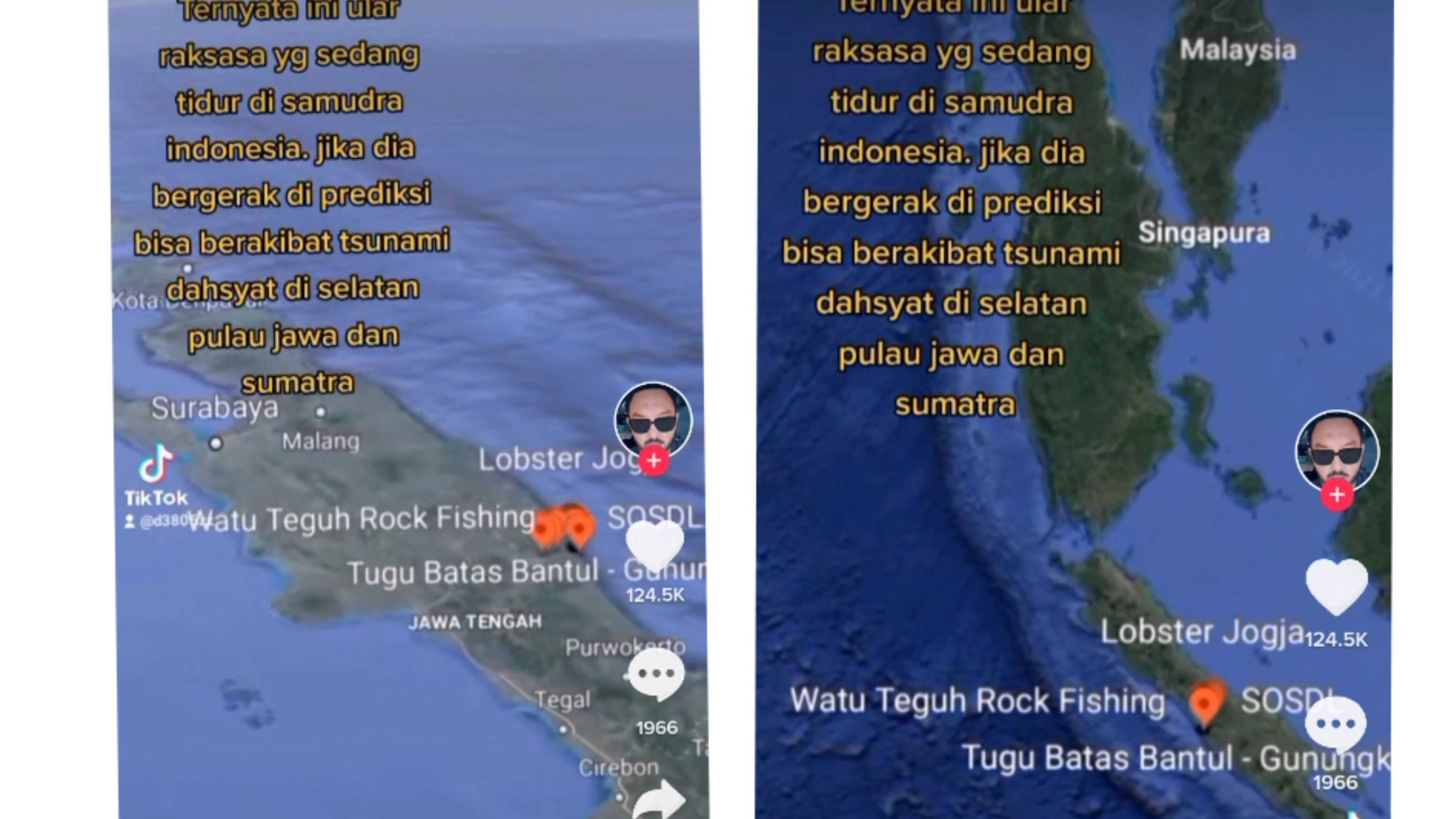 Sempat Viral, Video Ular Raksasa Tidur di Samudra Indonesia, Jika Bergerak Dapat Timbulkan Tsunami Dahsyat? Ternyata Ini Faktanya!
