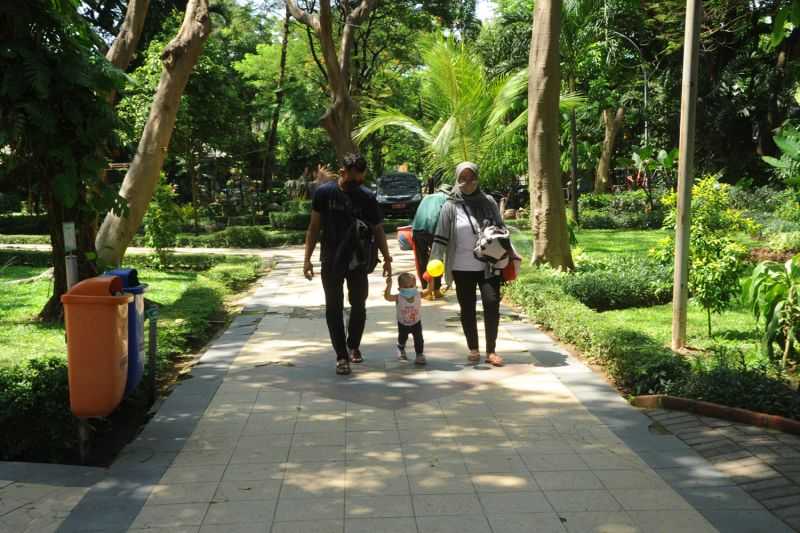 Semua Taman di Surabaya Ditutup Cegah Penyebaran Covid-19