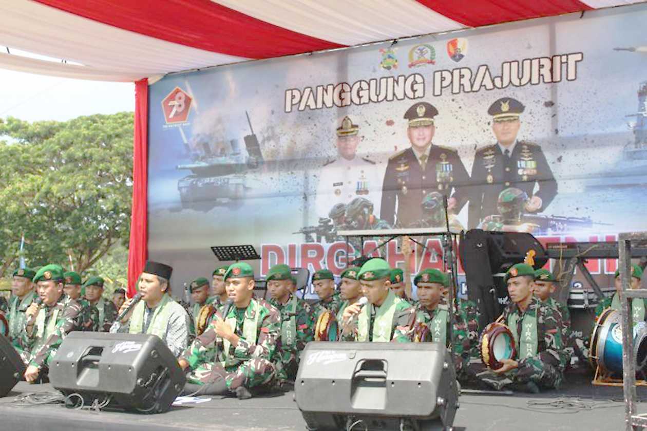 Seni Hadrah Warnai Perayaan HUT TNI ke-78 di NTB