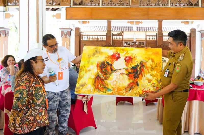 Seniman Sembilan Negara Berkunjung ke Magelang
