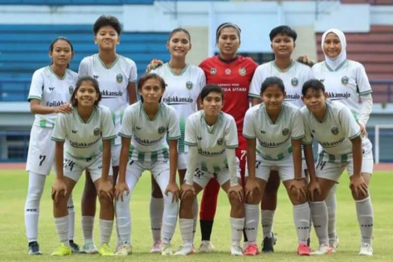 Sepak Bola Putri PON Sumut Petik Pelajaran Berharga di Jawa Barat