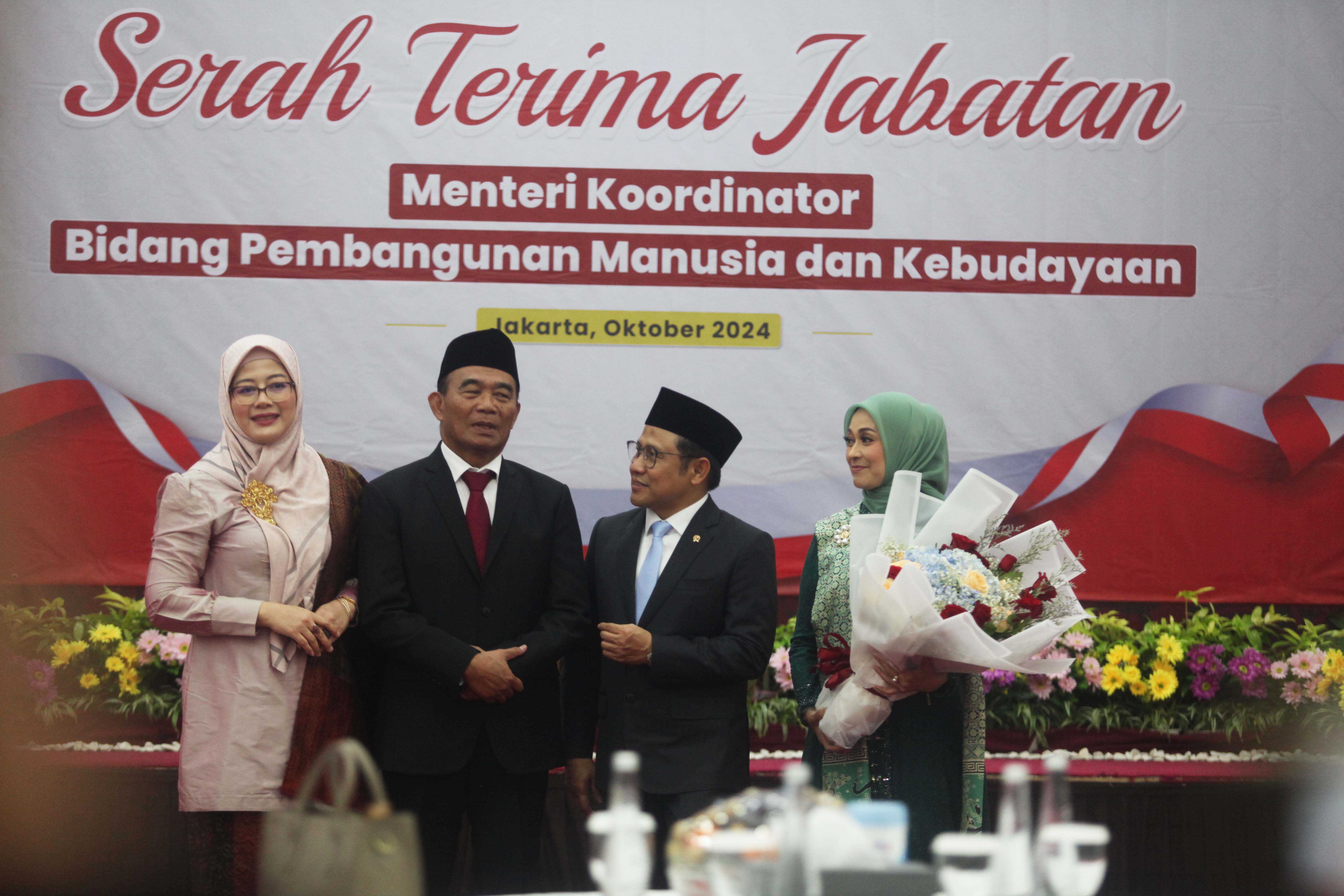 Serah Terima Jabatan Menko PMK-22-10-2024