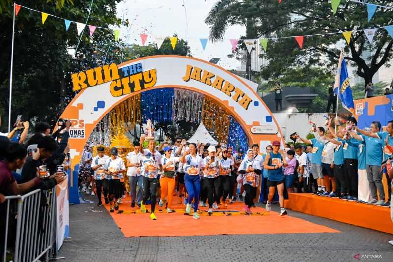 Seru! 1.000 Pelari Ramaikan Run The City Jakarta