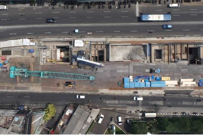 Sesuai Rencana, Progres Proyek MRT Rute Mangga Besar-Glodok-Kota Capai 42,97 Persen