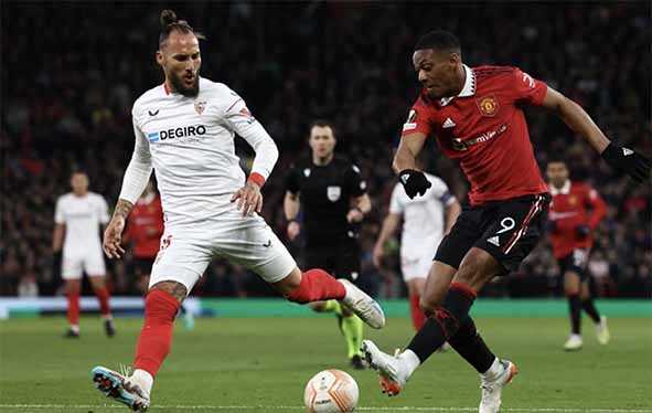 Sevillla Secara Dramatis Tahan Imbang Manchester United 2-2