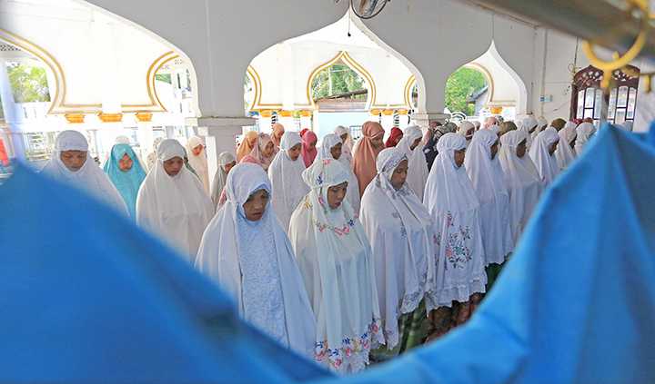 Shalat Idul Adha Jemaah Tarekat Syattariah