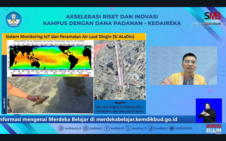 Si ALaDin Angkat Potensi Permukaan Air Laut Dingin untuk Wisata