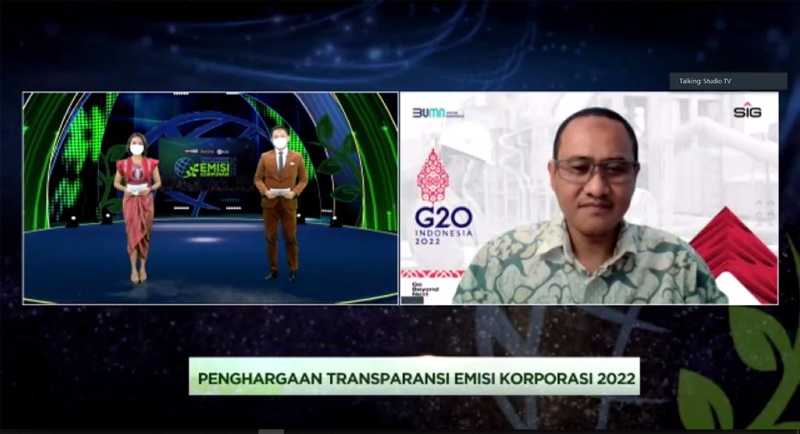 SIG Raih Penghargaan Green Elite dan Gold Plus Pada Ajang Penghargaan Transparansi Emisi Korporasi 2022