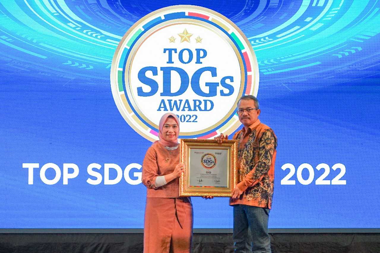 SIG Raih Penghargaan Top Sustainable Development Goals pada Ajang TOP SDGs Award 2022
