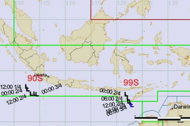 Siklon Tropis Seroja Diperkirakan Menguat 24 Jam ke Depan