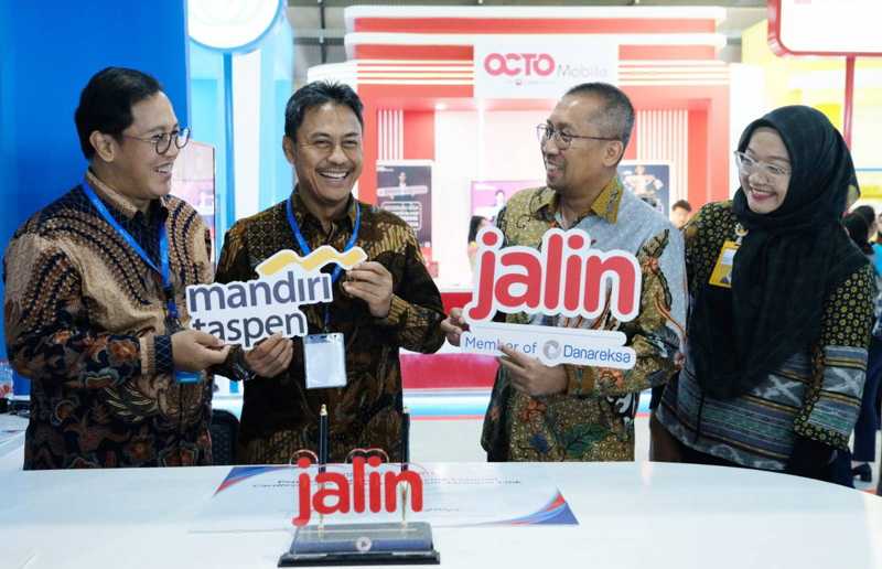 Sinergi Bank Mandiri Taspen dan Jalin Hadirkan Layanan Penarikan Tunai dan QRIS Acquirer