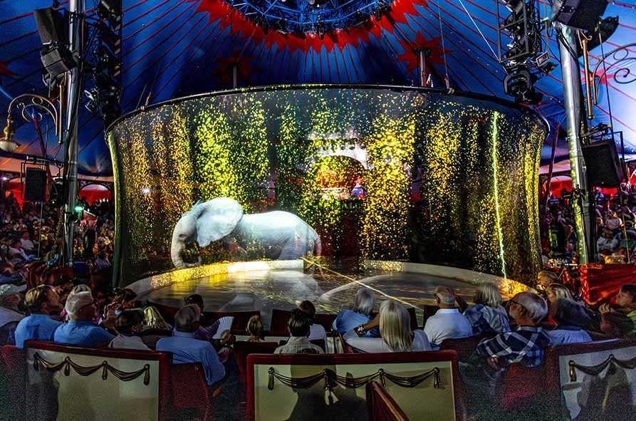Sirkus di Jerman yang Gantikan Hewan Hidup dengan Hologram