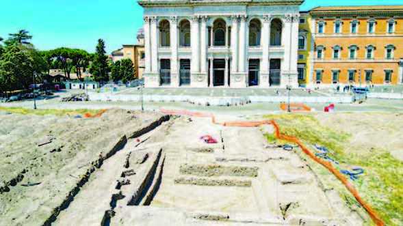 Sisa-sisa Istana Kepausan Kuno Diyakini Ditemukan di Roma