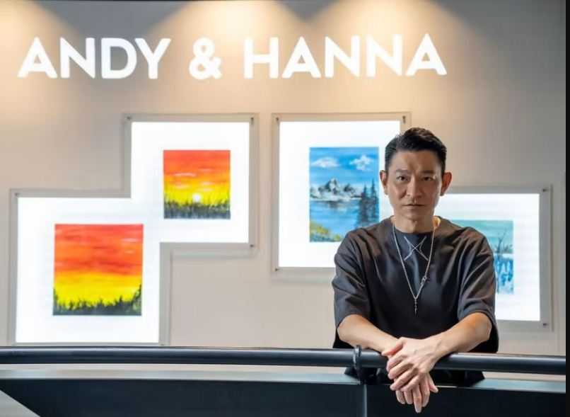 Sisi Lain Andy Lau, Gelar Pameran Seni Perdana Bersama Putrinya