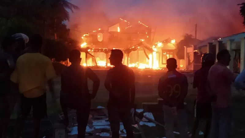 Situasi Keamanan Makin Kacau! Rumah Pemimpin Sri Lanka Dibakar Massa