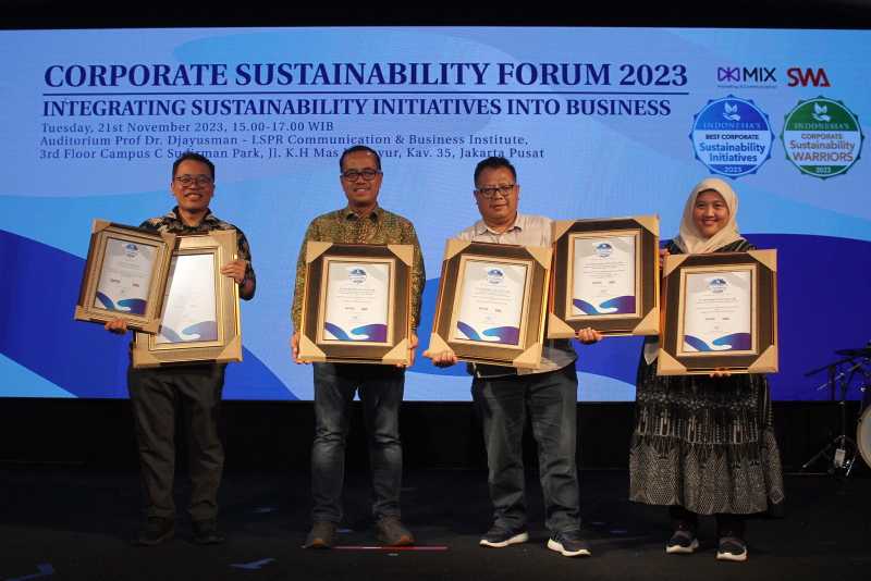Smartfren Raih 5 Kategori Penghargaan Indonesia Corporate Sustainability Initiatives 2023 2