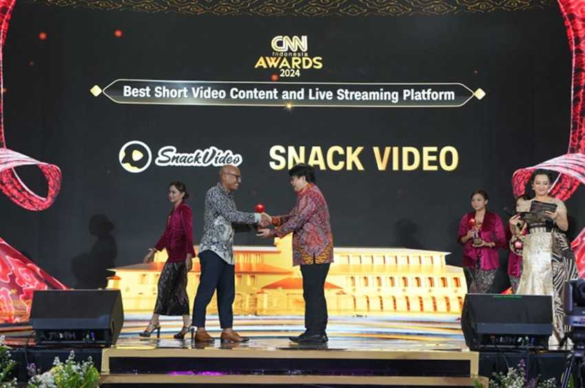 SnackVideo Meraih Dua Penghargaan Sekaligus dalam Ajang CNN Indonesia Awards Keenam