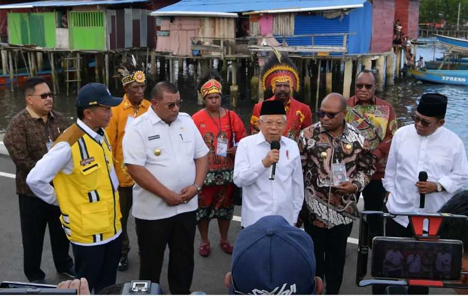 Soal Penegakan Hukum di Papua, Wapres Ma'ruf Ingatkan untuk Tidak Cederai HAM