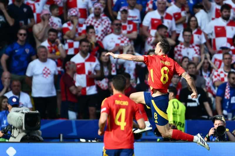 Spanyol Menang Telak Atas Kroasia dengan Skor 3-0
