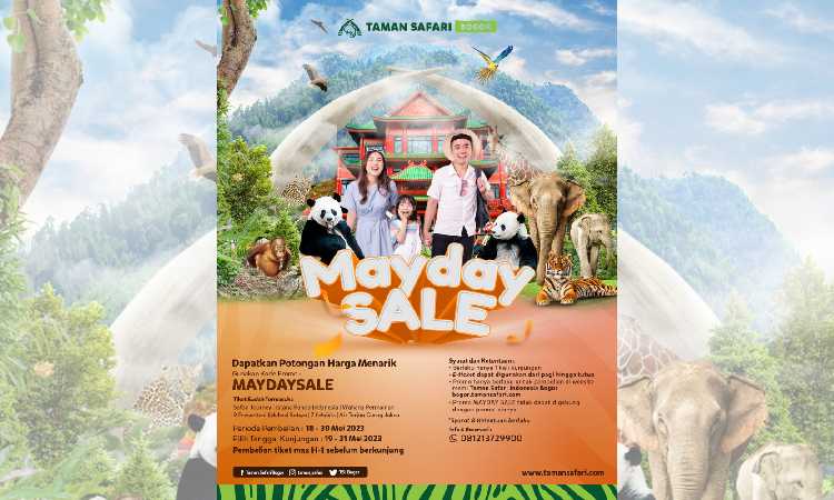 Spesial Mayday Sale 2023! Taman Safari Bogor Gelar Gebyar Promo Tiket Masuk Bulan Mei