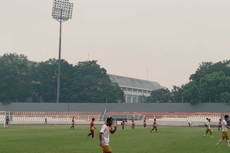 Sriwijaya FC Latihan Tanding Sebelum Kontra PSMS Medan