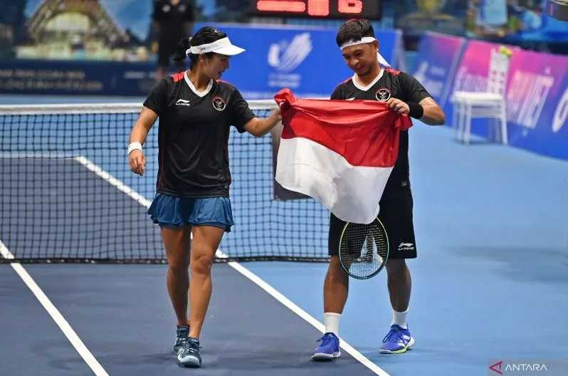 Sukses Sabet Emas di SEA Games Vietnam, Ini Rahasia Pasangan Petenis Ganda Campuran Christo/Aldila