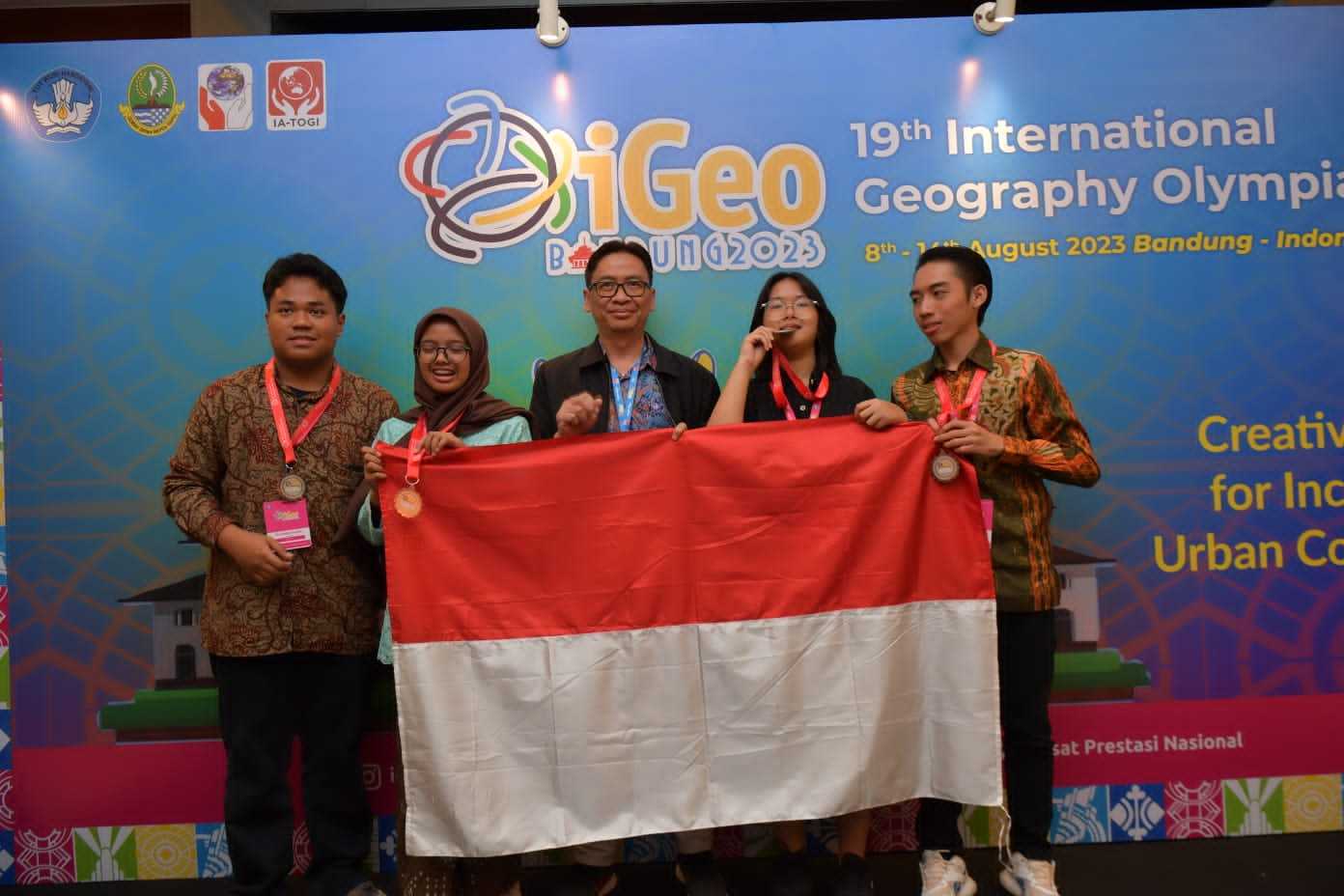 Sukses Selenggarakan iGeo 2023, Indonesia Raih Empat Medali