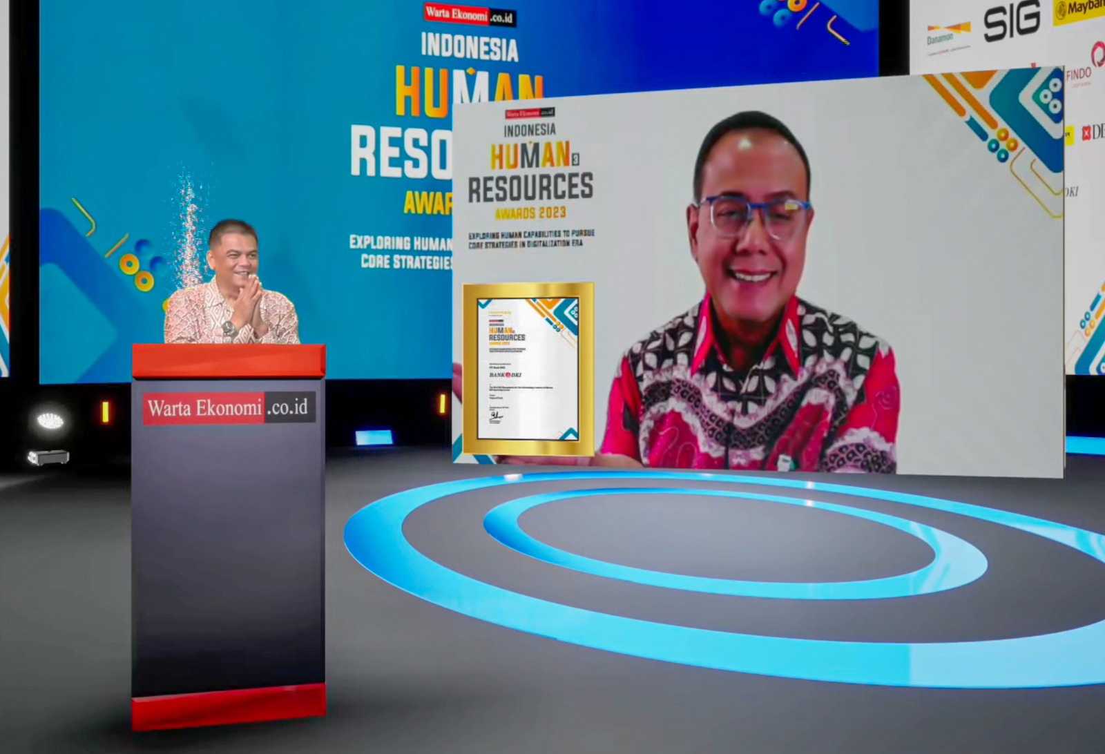 Sukses Transformasi Pengelolaan SDM Berbasis Digital, Bank DKI Kembali Raih Indonesia Human Resources Awards 2023