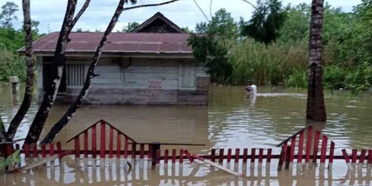 Sungai Meluap, 7 Desa di Buton Utara Sultra Terendam Banjir