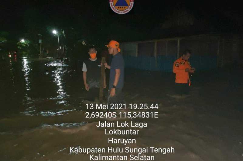 Sungai Satui dan Haruyan Meluap, Banjir Landa 2 Kabupaten di Kalsel