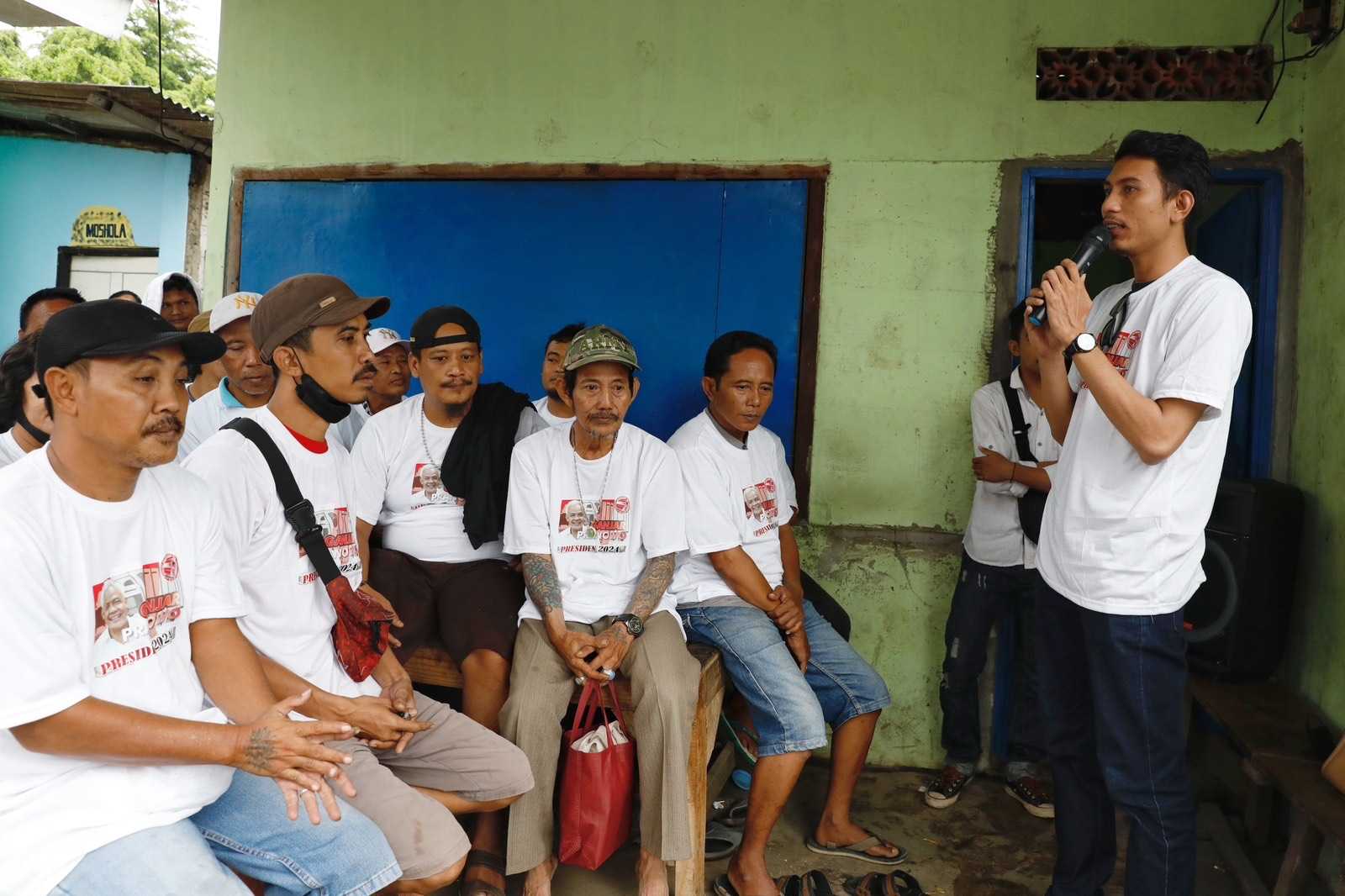 Supir Truk Dukung Ganjar di Bekasi Sosialisasikan Keselamatan Berkendara untuk Supir