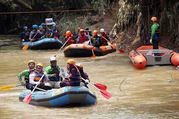 Susur Sungai Desa Wisata di Bogor