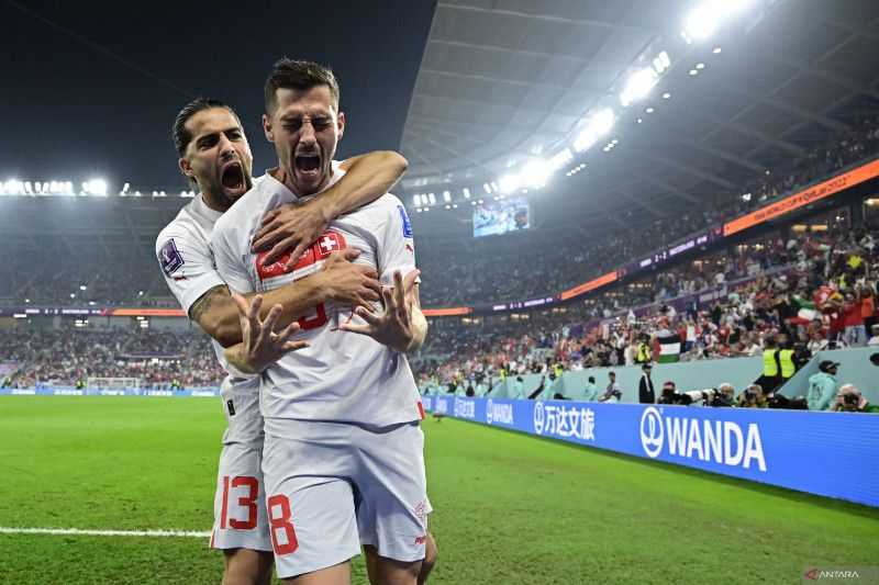 Swiss Melaju ke 16 Besar Piala Dunia Qatar Usai Menang 3-2 Atas Serbia