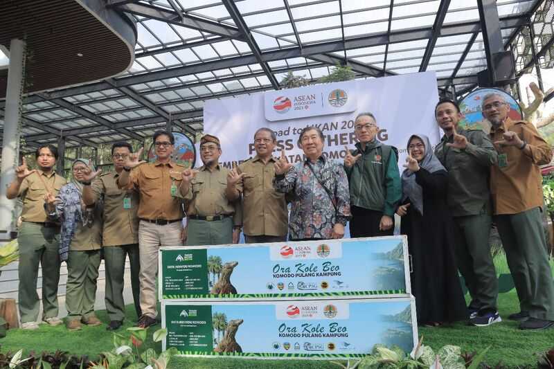 Taman Safari Bogor, Smelting dan KLHK Berangkatkan 6 Ekor Komodo untuk Dilepasliarkan ke Cagar Alam Wae Wuul NTT