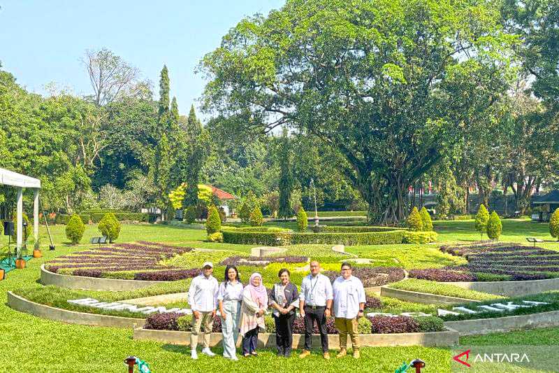 Taman Soedjana Kassan di Kebun Raya Bogor diresmikan usai revitalisasi