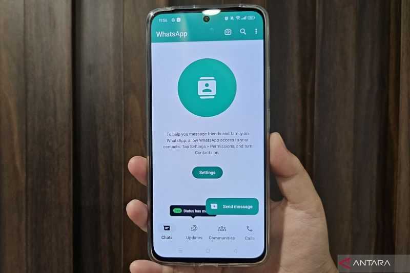 Tampilan Utama Menu Whatsapp yang Baru Kini Bisa Dinikmati User Indonesia