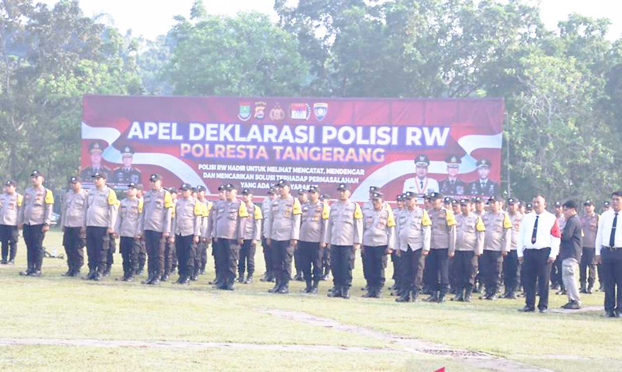 Tangerang Miliki 1.184 Polisi RW