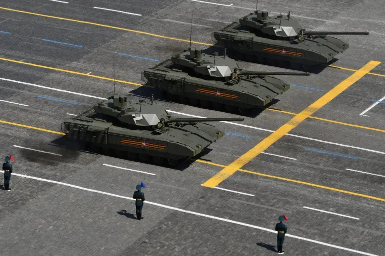 Tank Tercanggih Rusia T-14 Armata Unjuk Debut di Ukraina