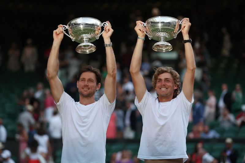 Tarung empat jam, Ebden-Purcell juara ganda putra Wimbledon