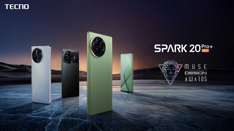 Tecno Spark 20 Pro+, Ponsel dengan Inspirasi Desain dari Keindahan Kosmik