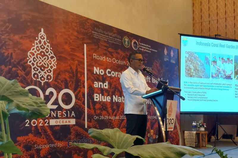 Tekan Penambahan Kerusakan Ekosistem Laut, Indonesia Dorong Negara G20 Restorasi Terumbu Karang