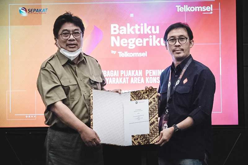 Telkomsel Lakukan Pemberdayaan Digital di Taman Nasional Ujung Kulon