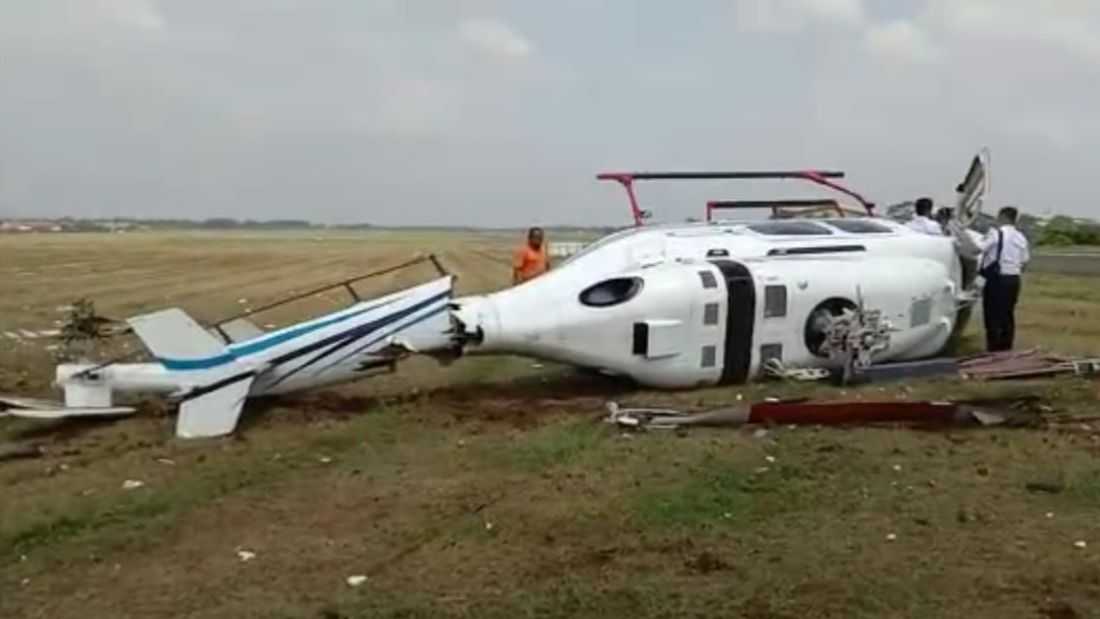 Terungkap, Penyebab Jatuhnya Helikopter Kemenhub di Bandara Budiarto