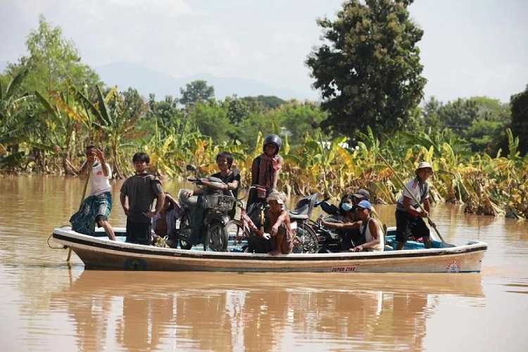 Terus Bertambah, Korban Tewas Akibat Banjir di Myanmar Tembus 268 Orang