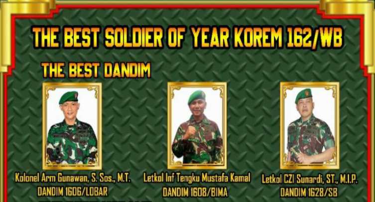 “The Best Soldier of The Year Korem 162”