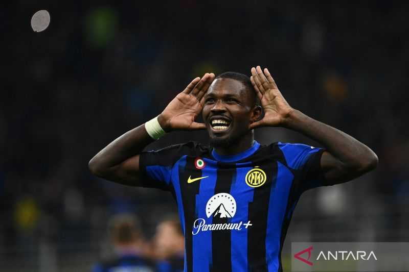 Thuram Bawa Inter Tundukkan Roma dengan Gol Semata Wayang